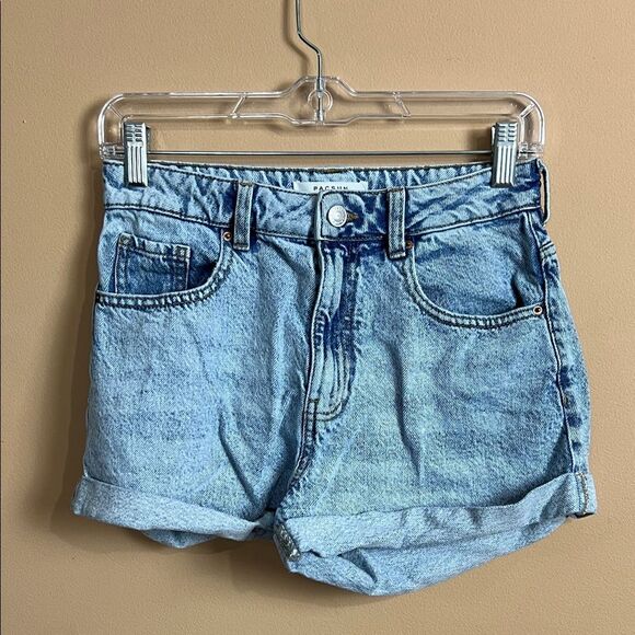 PacSun Women’s Size 26 High Rise Mom Denim Jean Shorts - Picture 1 of 5